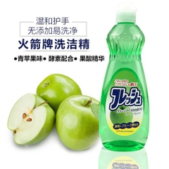 Nước rửa bát Roket 600ml - hương táo