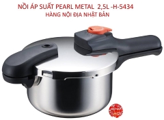 NỒI ÁP SUẤT PEARL METAL 2,5L -H-5434 HÀNG NỘI ĐỊA NHẬT BẢN