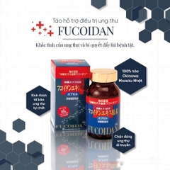 Fucoidan đỏ 150v Nhật Bản phòng và hỗ trợ K