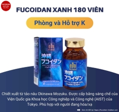 Fucoidan xanh Kanehide Bio 180 viên Nhật Bản