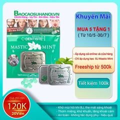 Kẹo Ngậm BJ Phòng The Mastic Mint Chính Hãng Hộp 20 Viên