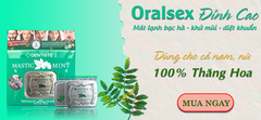 Kẹo Ngậm BJ Phòng The Mastic Mint Chính Hãng Hộp 20 Viên