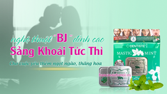 Kẹo Ngậm BJ Phòng The Mastic Mint Chính Hãng Hộp 20 Viên