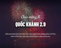 CHÚC MỪNG NGÀY QUỐC KHÁNH VIỆT NAM 2-9