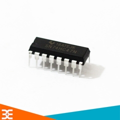 SN74HC47 BCD to 7-Segment Decoder/Driver with Open-Collector Outputs