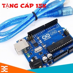 Kit Arduino Uno R3 Chíp Cắm Atmega328P Tặng Cáp Kết Nối Trị Giá 15K (BH 06 Tháng)