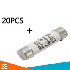 Cầu chì sứ 10x38mm 500v hộp 20 chiếc