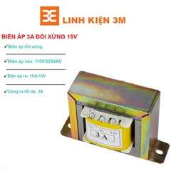 Biến Áp 3A Đối Xứng 15V