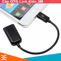Cáp OTG USB Cái-MicroUSB ( Kết nối điện thoại với USB, Chuột, Tay Game... )