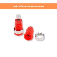 Chân cắm an toàn phi 4/12mm