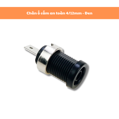 Chân cắm an toàn phi 4/12mm