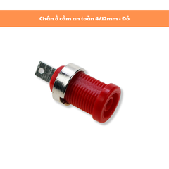 Chân cắm an toàn phi 4/12mm