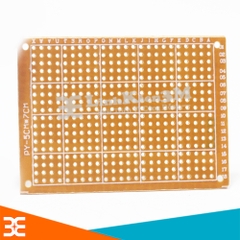 Combo 5 Tấm PCB Phíp Đồng Đục Lỗ 5x7Cm ( nâu ) Hàn mạch thủ công