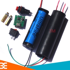 Combo Máy đánh lửa 1000KV và Phụ Kiện ( 01 mạch tăng áp 1000KV, 01 pin 3000mah, 01 đế pin 18650x1, 01 nút đề nhựa, 01 công tắc kcd1-11, 01 mạch sạc pin mini, 02 cọc đồng 2cm+ốc )