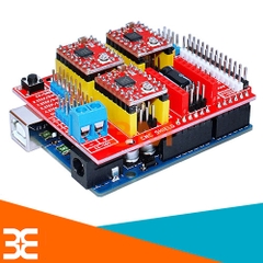 Combo Arduino Uno R3 Dán + Shield Uno R3 + 4 Module A4988 V1