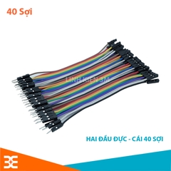 Dây Cắm Test Board 10cm, Dây Đực Đực, Dây Đực Cái, Dây Cái Cái, Dây Nối 7 Màu 10cm