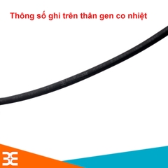 Bộ 10 Ống Gen Co Nhiệt, Cách Điện Đường Kính 3mm, mỗi ống dài 1m ( ( Đen )