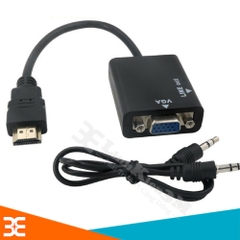 Cáp Chuyển HDMI To VGA Có Âm Thanh