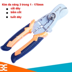 Kìm Đa Năng 3 Trong 1 (Cắt-Tuốt-Bấm Cốt)