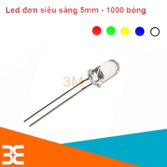 Led Siêu Sáng 5mm Gói 1000 Bóng-Chân Dài