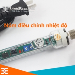 Combo Mỏ Hàn No 907 Thường 220V-60W và 5 Món Phụ Kiện ( Mũi Hàn Dao T-K, Kệ Hàn, Bọt Biển Tròn, Thiếc OK, Nhựa Thông )