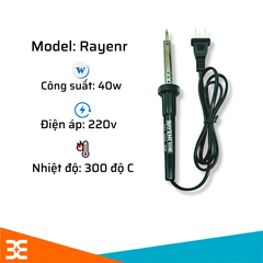 Mỏ hàn thiếc, tay hàn nhiệt giá rẻ Rayenr 40w 220v hàn linh kiện điện tử