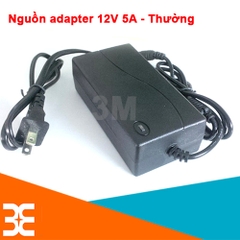 Nguồn Adapter 12V-5A 5.5*2.1mm (BH 06 Tháng)