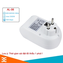 Ổ Cắm Hẹn Giờ AL-06 220-240VAC 50Hz 2300W