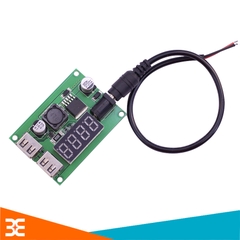 Module Hạ Áp Buck DC-DC Vin 6-40VDC Vout 5VDC 3A 2 Đầu ra USB V3