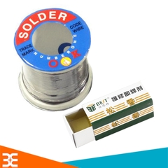 Combo Thiếc Hàn Solder-OK 0.8mm-100g và Nhựa Thông Hộp Loại Tốt