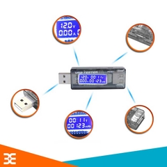 USB Đo Dòng - Đo Áp V3 4V-20V 3A KWS-V21