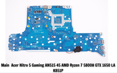 Main  Acer Nitro 5 Gaming AN515 45 AMD Ryzen 7 5800H GTX 1650 LA K851P