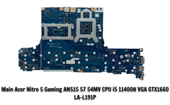 Main Acer Nitro 5 Gaming AN515 57 54MV CPU i5 11400H VGA GTX1660 LA-L191P