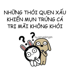 Những thói quen xấu dẫn đến mụn