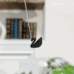 Dây chuyền Thép Titan không gỉ thiên nga đen TN01