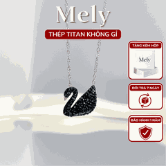 Dây chuyền Thép Titan không gỉ thiên nga đen TN01