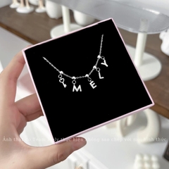 Dây chuyền Chữ BẠC CT33