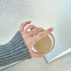 Set 3 nhẫn ngọc trai nhân tạo Mely D106