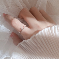 NHẪN VƯƠNG MIỆN BẠC NHỎ B46