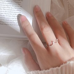 NHẪN VƯƠNG MIỆN BẠC NHỎ B46