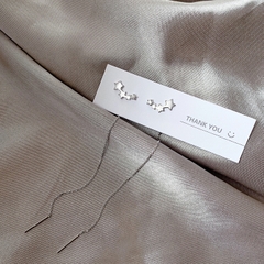 BÔNG TAI BẠC 4 NGÔI SAO B17