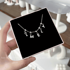 Dây chuyền Chữ BẠC CT33