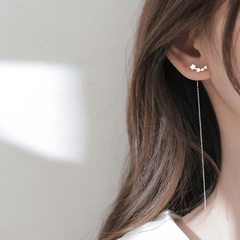 BÔNG TAI BẠC 4 NGÔI SAO B17