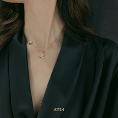 Dây chuyền bướm basic đơn giản dành cho nữ phong cách Hàn Quốc AT24