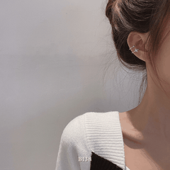 Bông tai vành đình đá ngôi sao B138 (1 Chiếc)