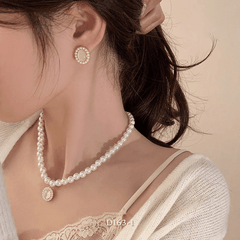 Set bông tai dây chuyền VV161