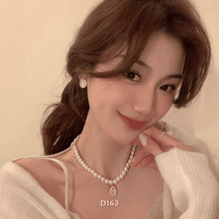 Set bông tai dây chuyền VV161