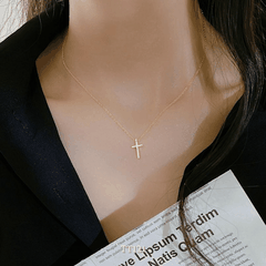 Dây chuyền Thép Titan không gỉ hình thánh giá TT121