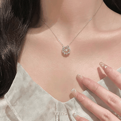 Dây chuyền đính đá hình nơ TT125