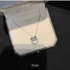 Dây chuyền đính đá hình nơ TT125
